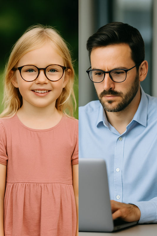 Back to school e lavoro: occhiali, lenti e protezione visiva online