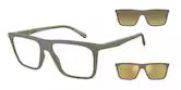 Occhiali da Vista Emporio Armani EA4258 Unisex – 2 Clip Magnetiche per il Sole