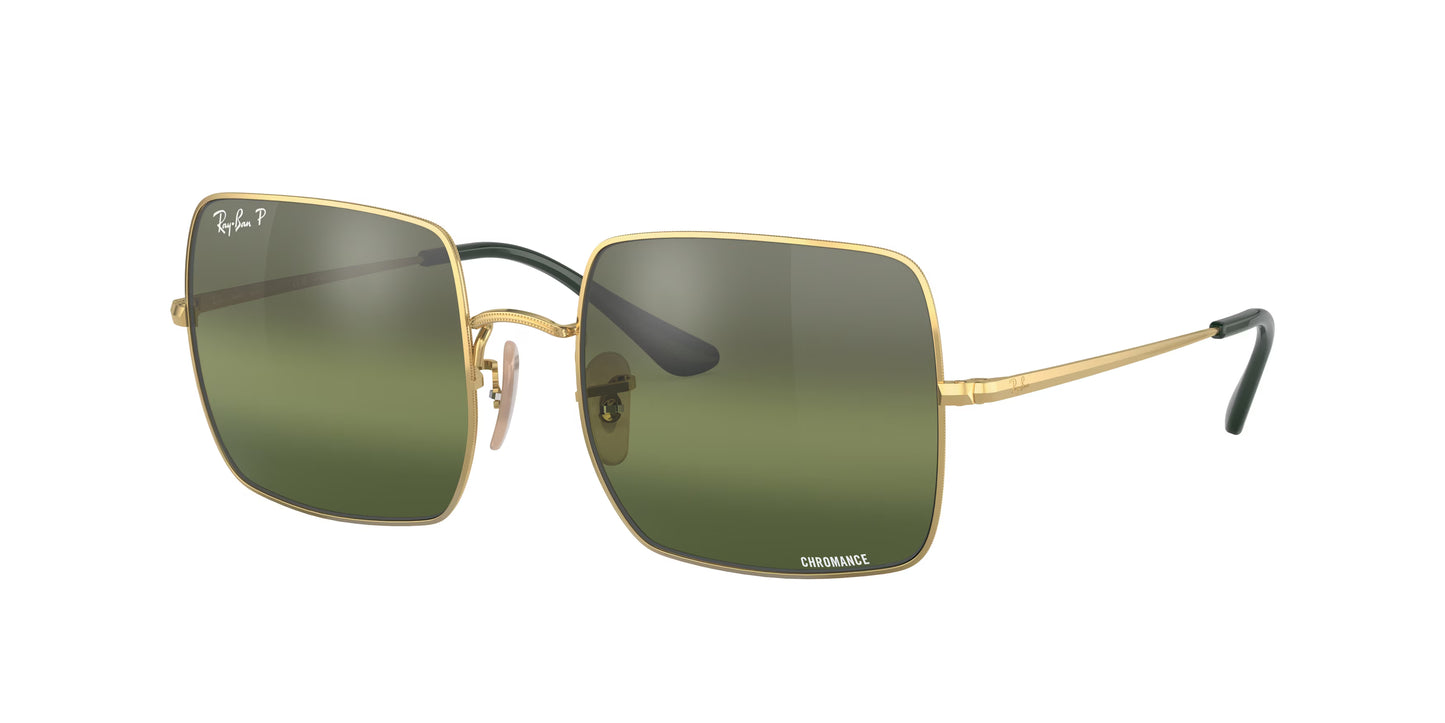 Occhiali da sole Ray-Ban Square RB1971 – Montatura in metallo anni ’70 con lenti in cristallo