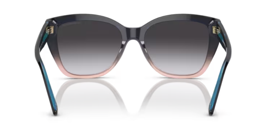 Occhiali da Sole Emporio Armani 4198 - Cat Eye in blu sfumato arancione