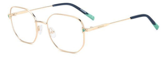 Occhiali da Vista Missoni MIS0262 – Collezione Leisure, Dettagli Zig-Zag Smaltati e Terminali Chevron