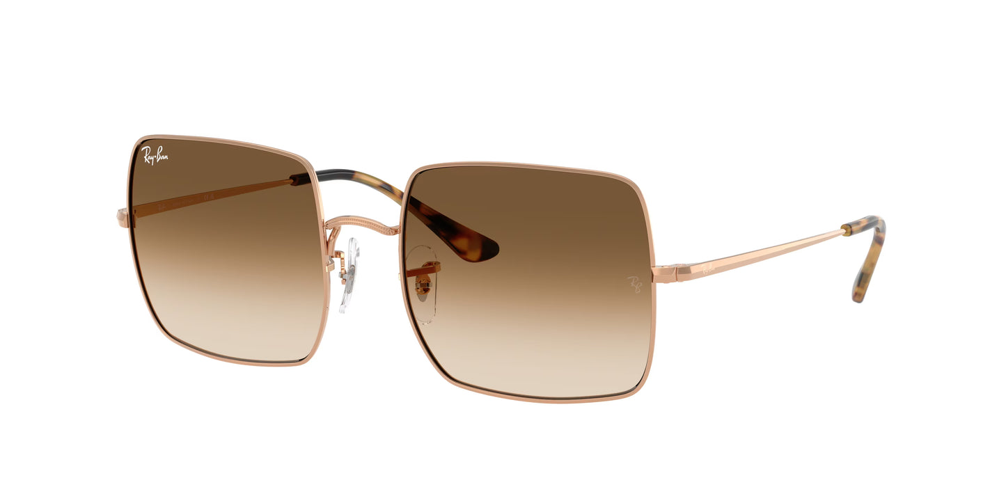 Occhiali da sole Ray-Ban Square RB1971 – Montatura in metallo anni ’70 con lenti in cristallo