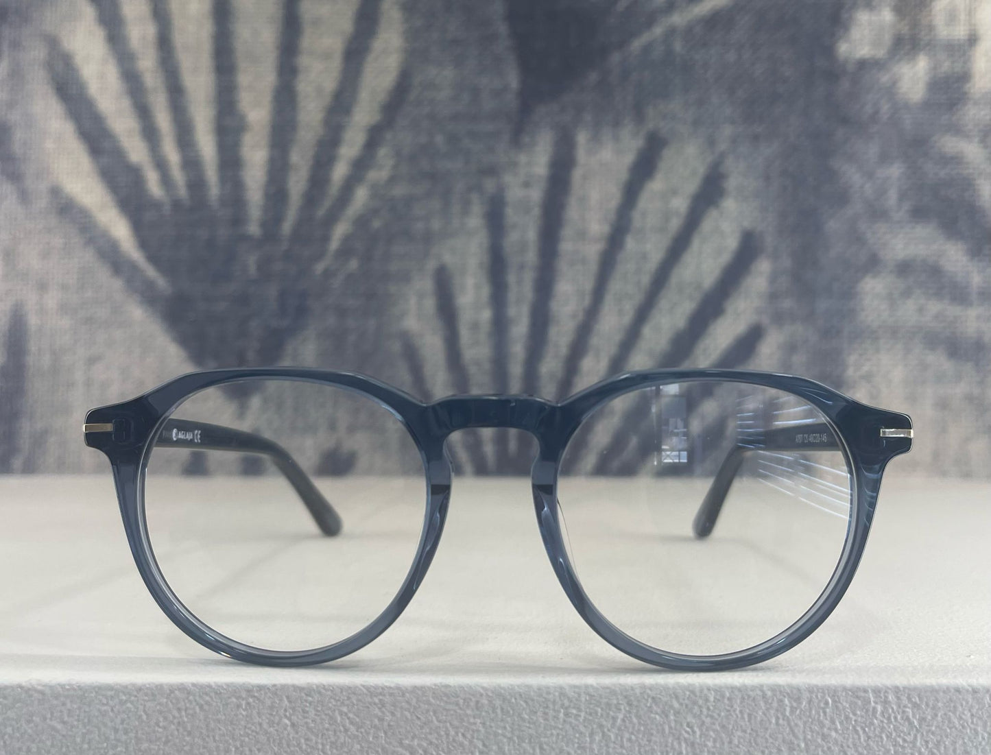 Occhiali da Vista Uomo/Donna A757 | Montatura Tonda in Acetato blu o nera