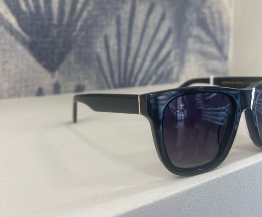 occhiali da sole unisex | montatura squadrata in acetato con lenti scure POLARIZZATE