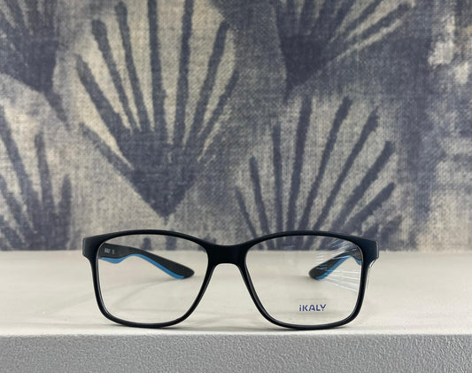 Occhiali da Vista Ikaly OP271 – Montatura Rettangolare in Acetato Opaco