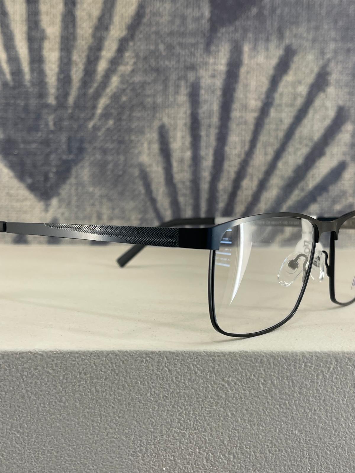 Occhiali da Vista Ikaly P278 – Montatura in Metallo con Aste Extra Lunghe