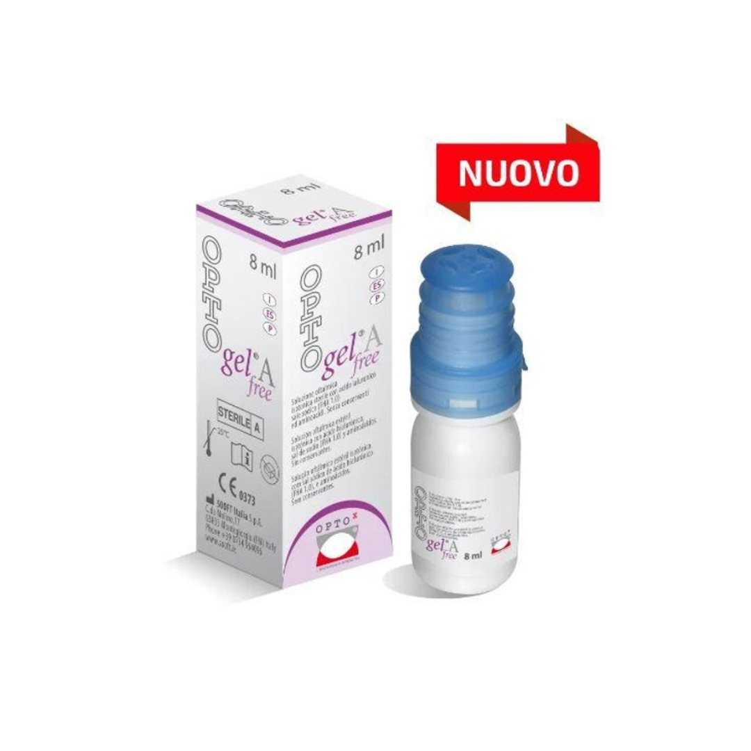 Opto Gel Free A – Gel Oftalmico per Secchezza Oculare Severa 8 ml