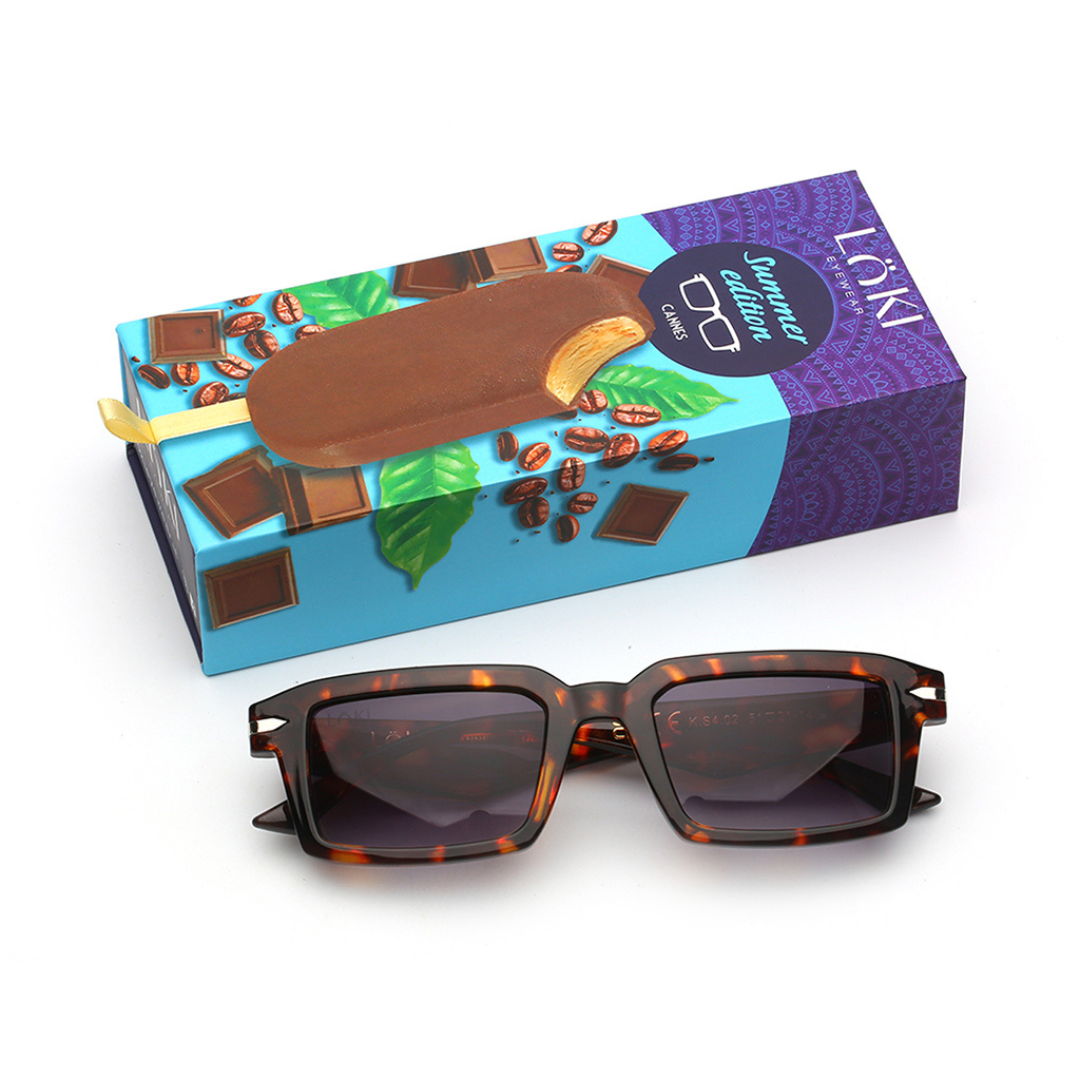Occhiali da Sole Loki Eyewear Cannes – Summer Edition Nero e Havana