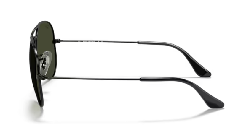 Occhiali da Sole Ray-Ban 3025 - Aviator | nero con lenti verdi G-15