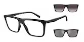 Occhiali da Vista Emporio Armani EA4258 Unisex – 2 Clip Magnetiche per il Sole