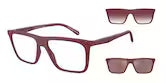 Occhiali da Vista Emporio Armani EA4258 Unisex – 2 Clip Magnetiche per il Sole