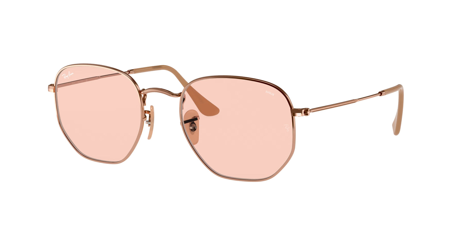 Occhiali da Sole Ray-Ban Hexagonal 3548N | esagonale in metallo sottile
