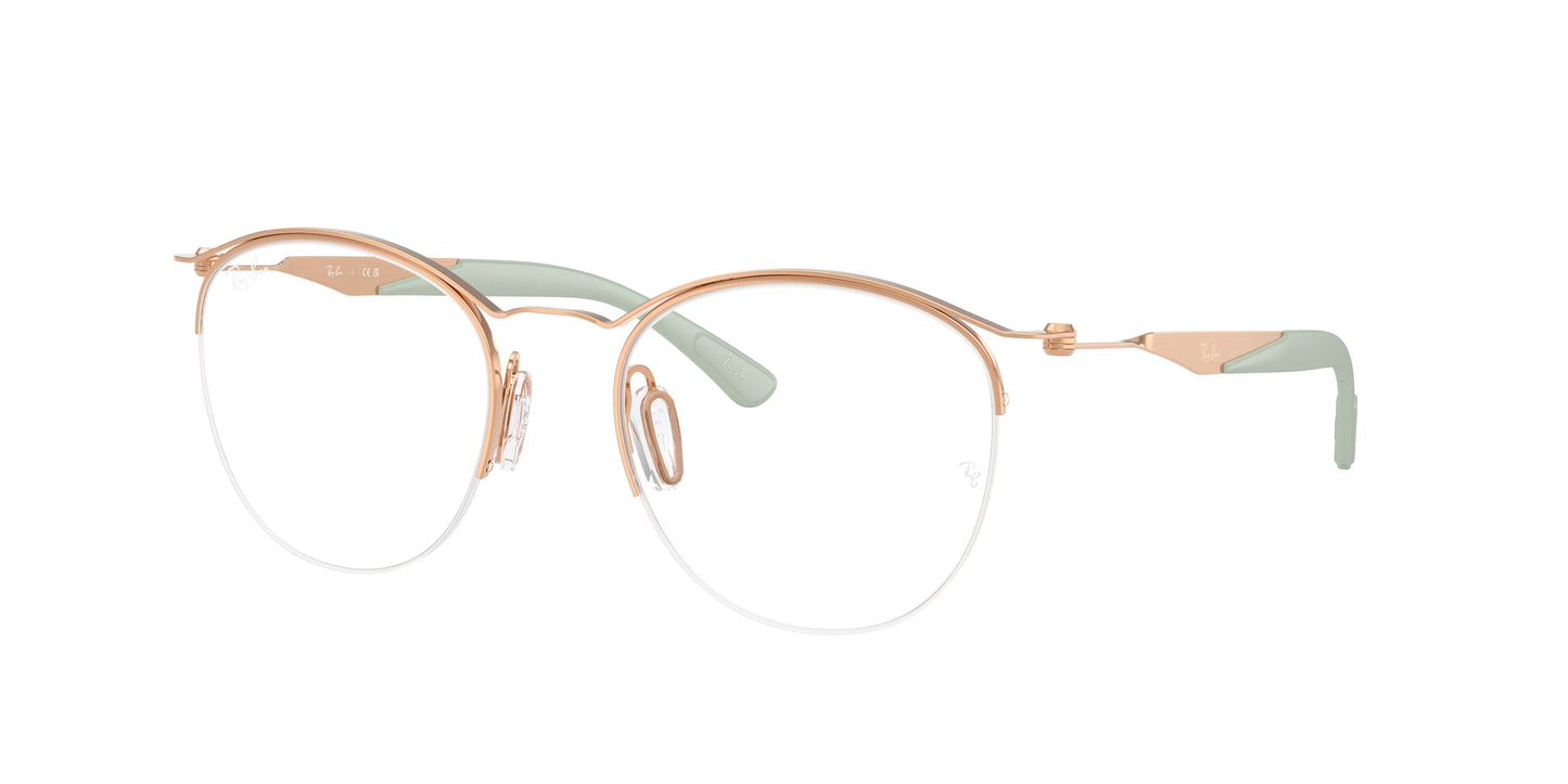 Occhiali da Vista Ray-Ban RX7553 Rotondi in Titanio