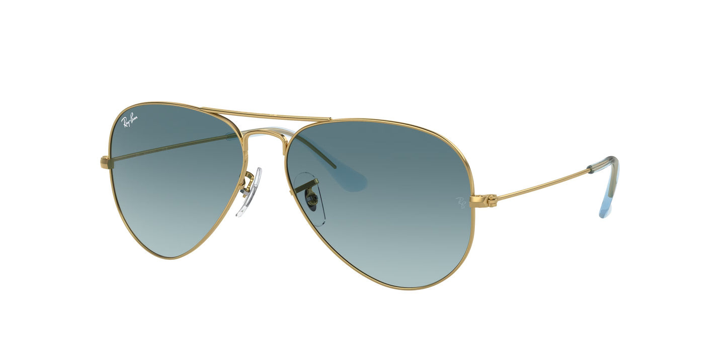 Occhiali da Sole Ray-Ban Aviator RB3025 | montatura oro