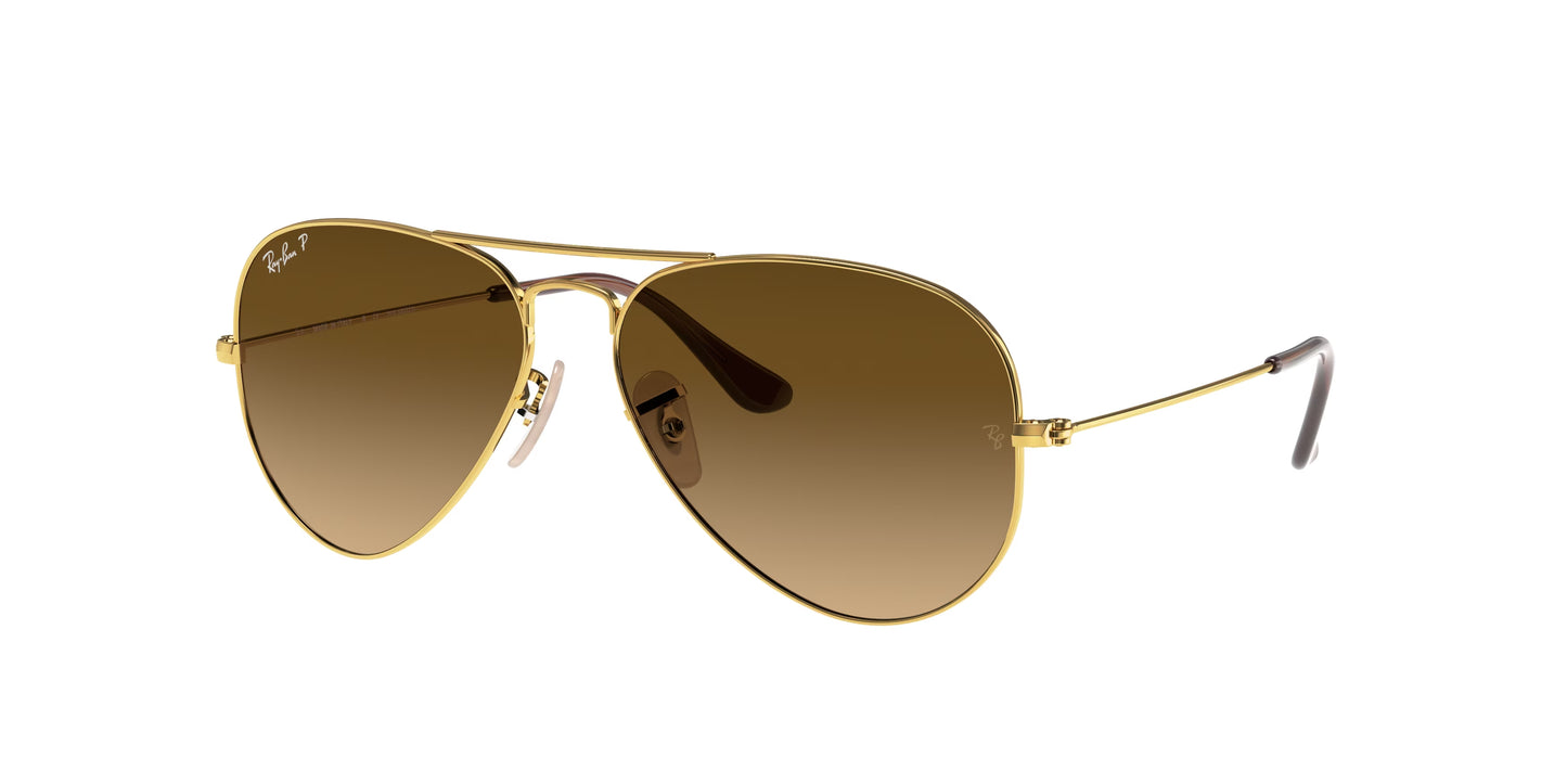 Occhiali da Sole Ray-Ban Aviator RB3025 | montatura oro