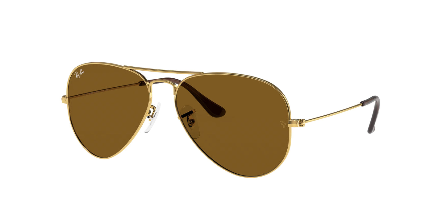 Occhiali da Sole Ray-Ban Aviator RB3025 | montatura oro