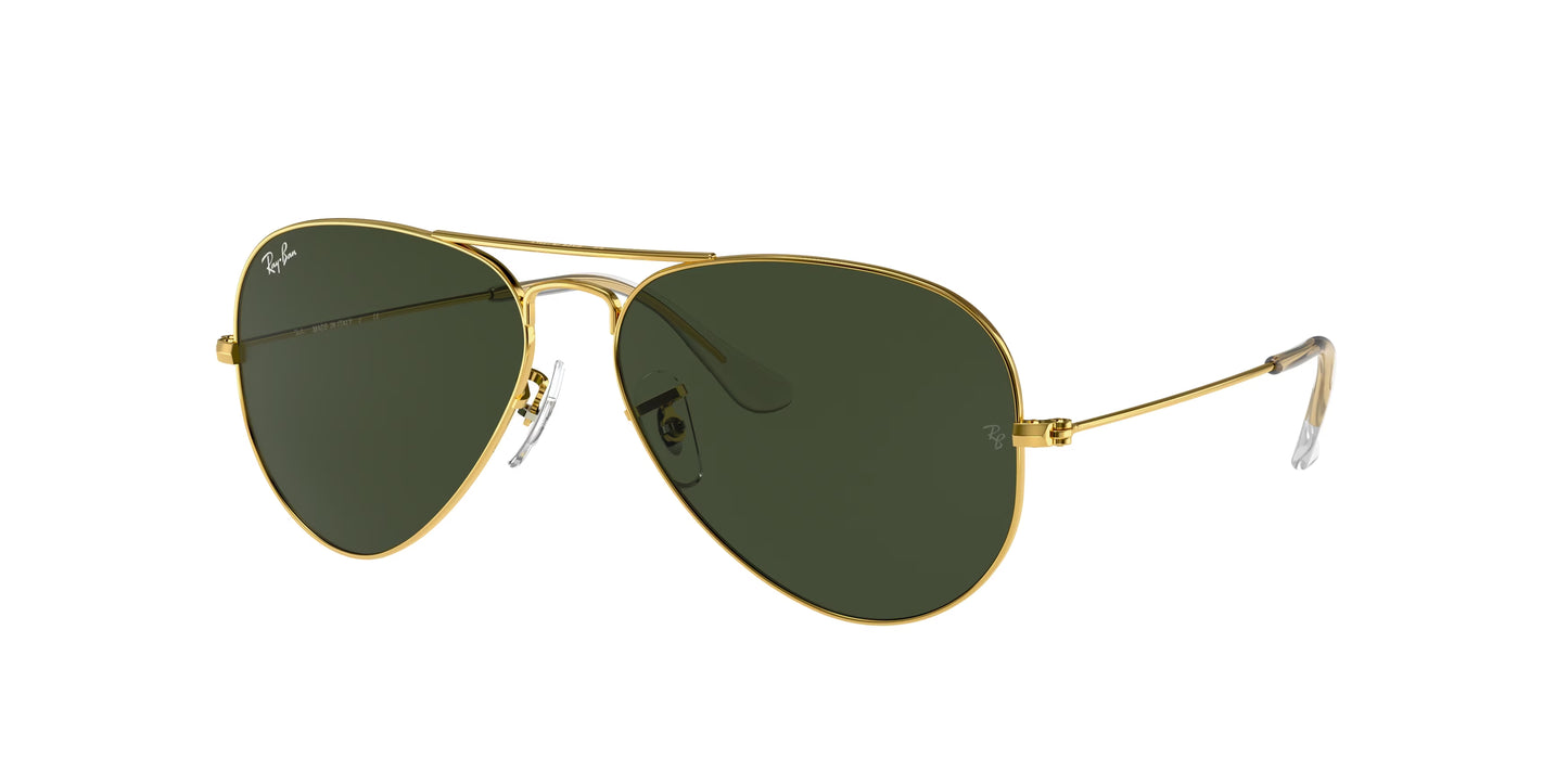 Occhiali da Sole Ray-Ban Aviator RB3025 | montatura oro