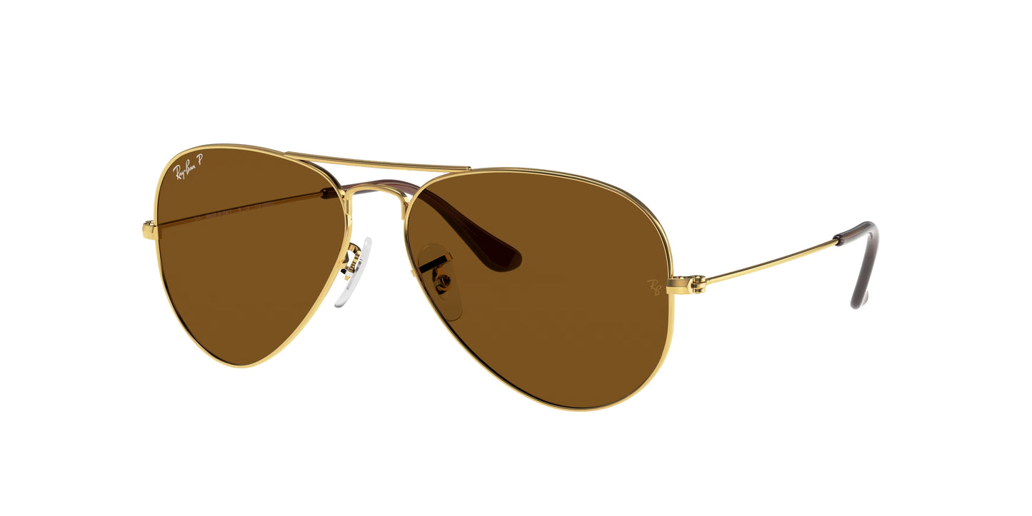 Occhiali da Sole Ray-Ban Aviator RB3025 | montatura oro