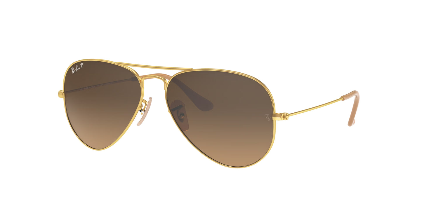 Occhiali da Sole Ray-Ban Aviator RB3025 | montatura oro
