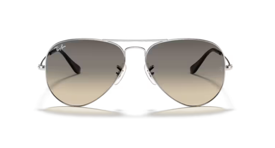 Occhiali da Sole Ray-Ban 3025 | argento con lenti sfumate grigie