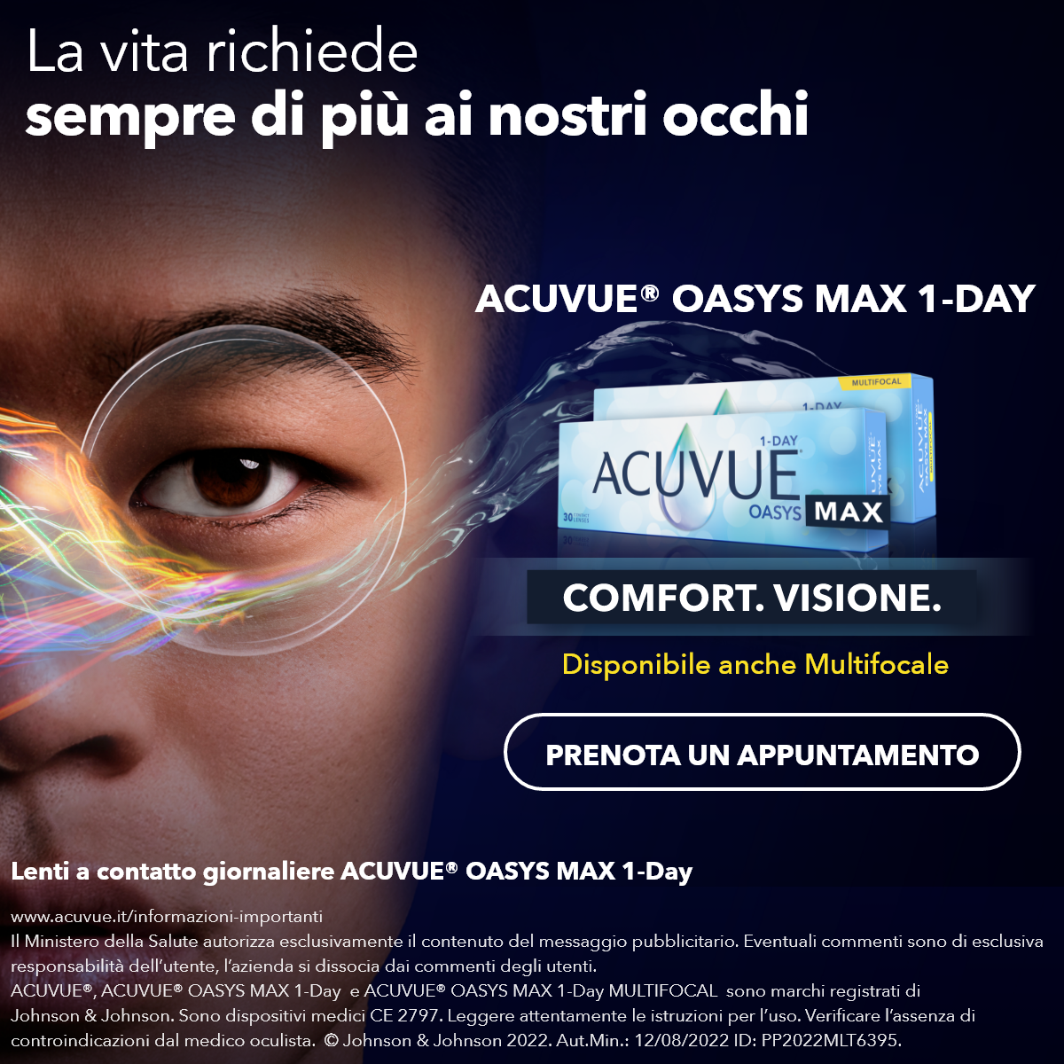 lenti a contatto giornaliere Acuvue Oasys Max