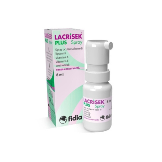 Lacrisek® Plus Spray Oculare 8 ml – Lubrificazione e Protezione del Film Lacrimale