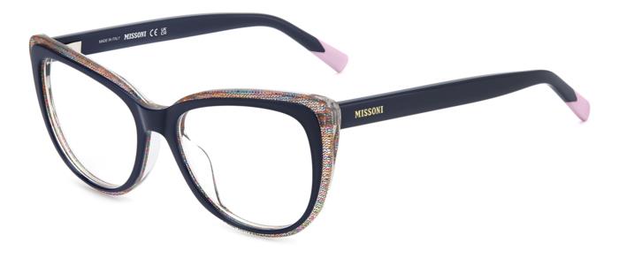 Occhiali da Vista Missoni MIS0245/G – Acetato con Tessuto Iconico, Made in Italy