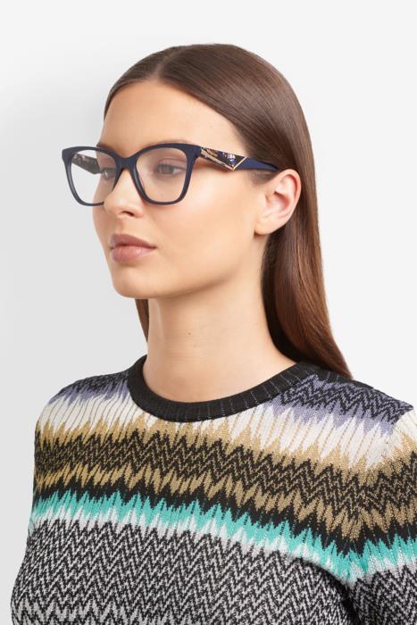 Occhiali da Vista Missoni MIS0249 – Acetato con Dettaglio Zig-Zag 3D