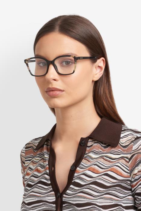 Occhiali da Vista Missoni MIS0252 – Acetato Fantasia e Tinta Unita, Design Femminile Iconico