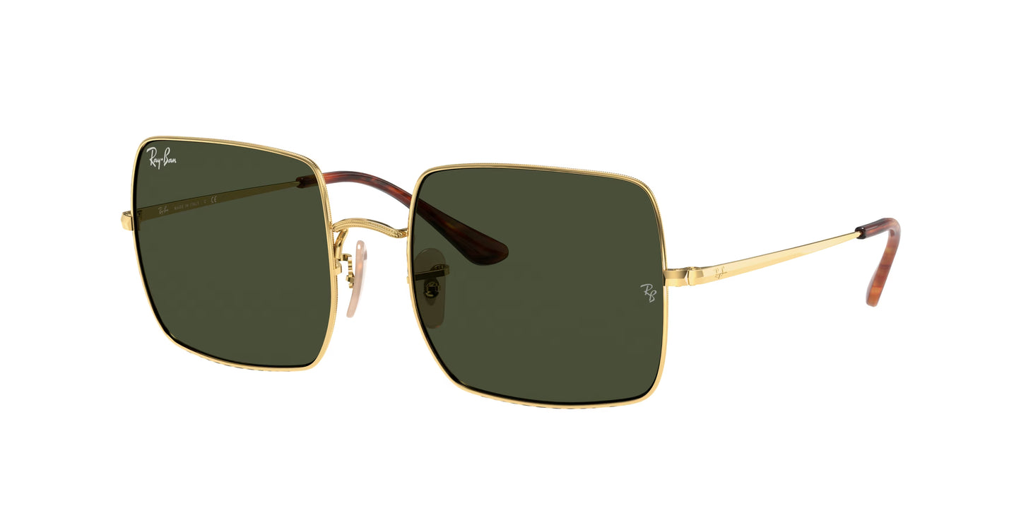 Occhiali da sole Ray-Ban Square RB1971 – Montatura in metallo anni ’70 con lenti in cristallo