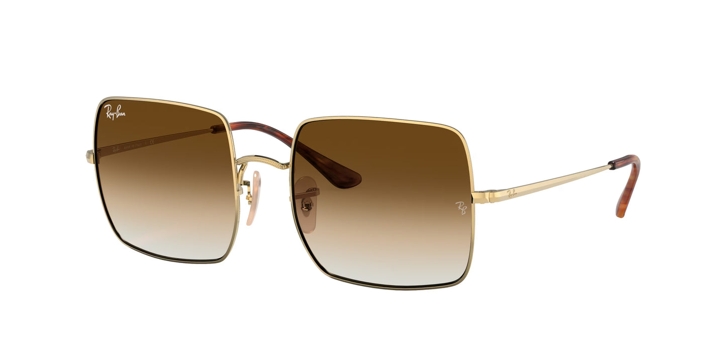 Occhiali da sole Ray-Ban Square RB1971 – Montatura in metallo anni ’70 con lenti in cristallo