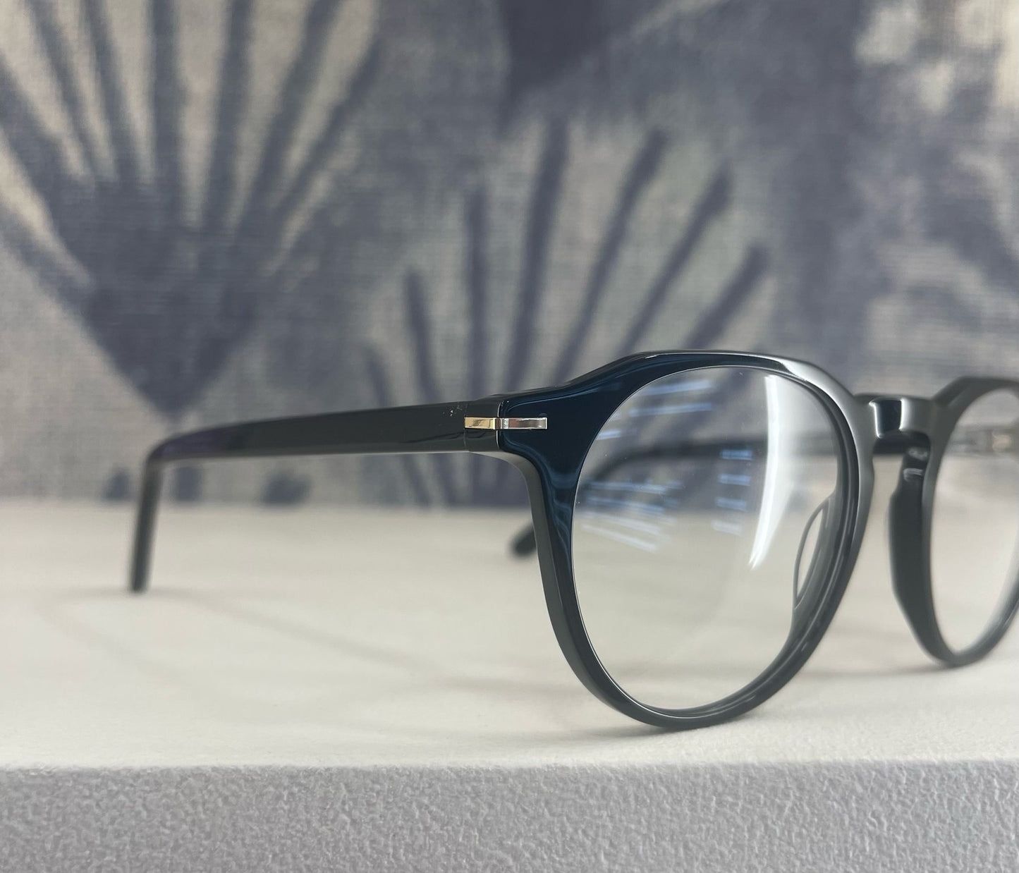 Occhiali da Vista Uomo/Donna A757 | Montatura Tonda in Acetato blu o nera