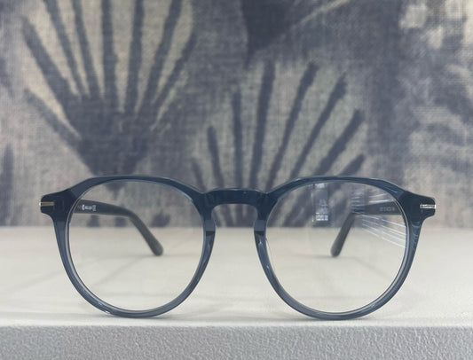 Occhiali da Vista Uomo/Donna A757 | Montatura Tonda in Acetato blu o nera