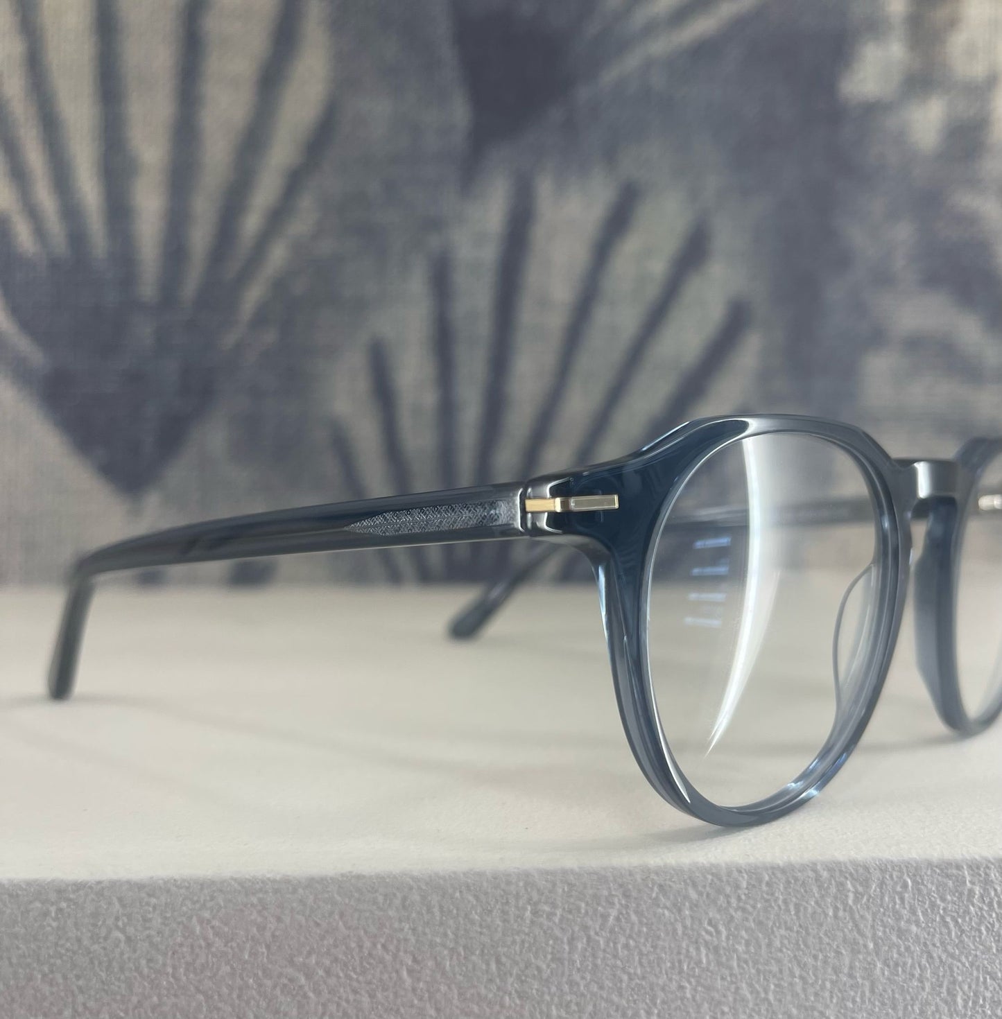 Occhiali da Vista Uomo/Donna A757 | Montatura Tonda in Acetato blu o nera