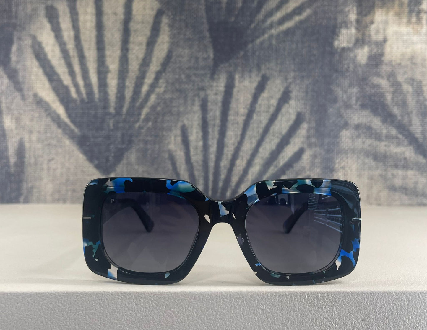 Occhiali da Sole donna squadrati UNDERGROUND – Montatura Havana/Nero/Blu | POLARIZZATI JES1034