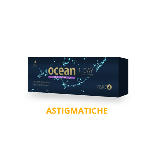 Ocean 1 Day Toric – Lenti a Contatto Giornaliere per Astigmatismo + Ipermetropia