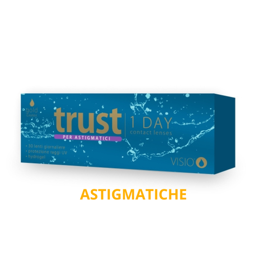 Trust 1 Day Toric – Lenti a Contatto Giornaliere per Astigmatismo con Acido Ialuronico