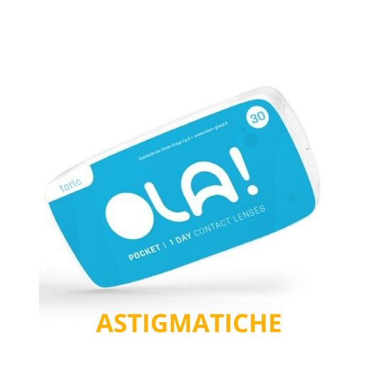 Ola! Pocket Toric – Lenti a Contatto Giornaliere Flat Pack per astigmatismo