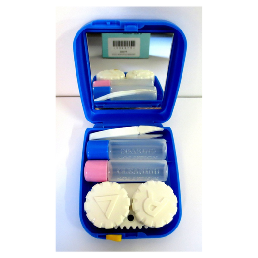 Trousse Rigida per Lenti a Contatto con Specchietto – Accessorio Pratico e Compatto