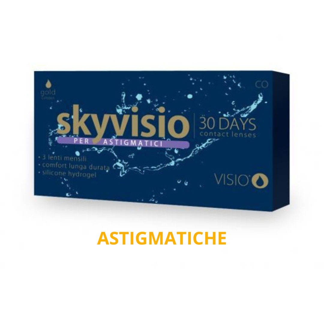 Lenti a Contatto Mensili SKYVISIO Toric – Ipermetropia + Astigmatismo