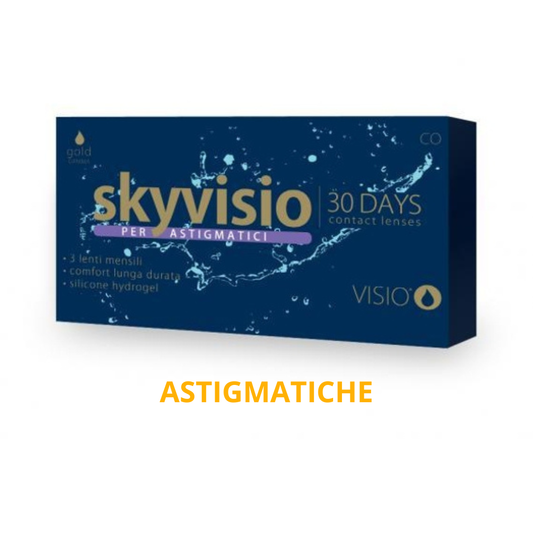 Lenti a Contatto Mensili SKYVISIO Toric – Ipermetropia + Astigmatismo