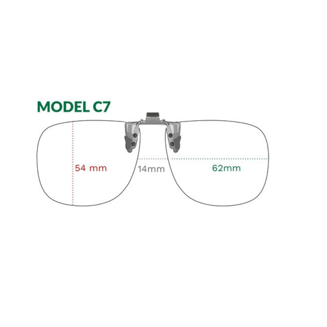 Clip-On Polarizzato Oversize Flip-Up – Design Avvolgente e Massima Copertura
