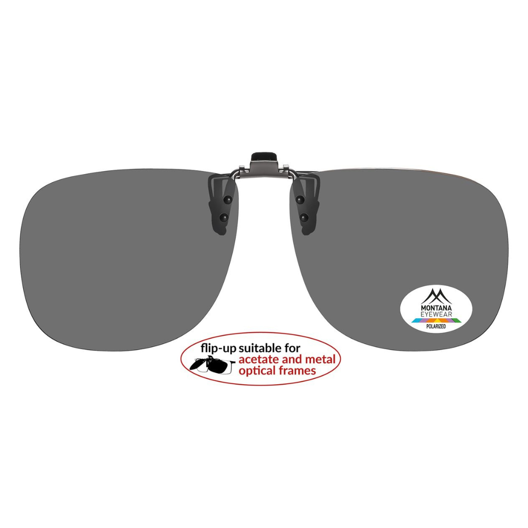 Clip-On Polarizzato Oversize Flip-Up – Design Avvolgente e Massima Copertura