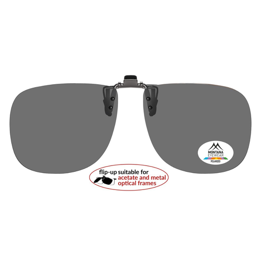 Clip-On Polarizzato Oversize Flip-Up – Design Avvolgente e Massima Copertura