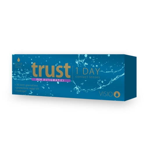 Trust 1 Day Toric – Lenti a Contatto Giornaliere per Astigmatismo con Acido Ialuronico