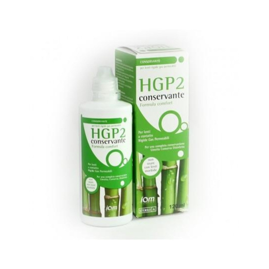 HGP2 120ml – Soluzione Conservante per Lenti a Contatto Rigide Gas Permeabili