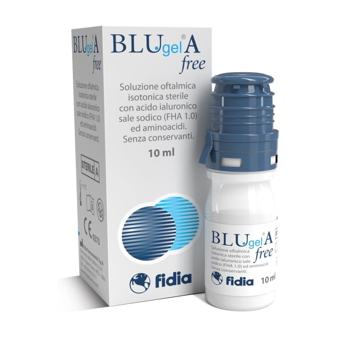 BLU Gel A Free 10ml Fidia – Collirio con Acido Ialuronico 0,3%