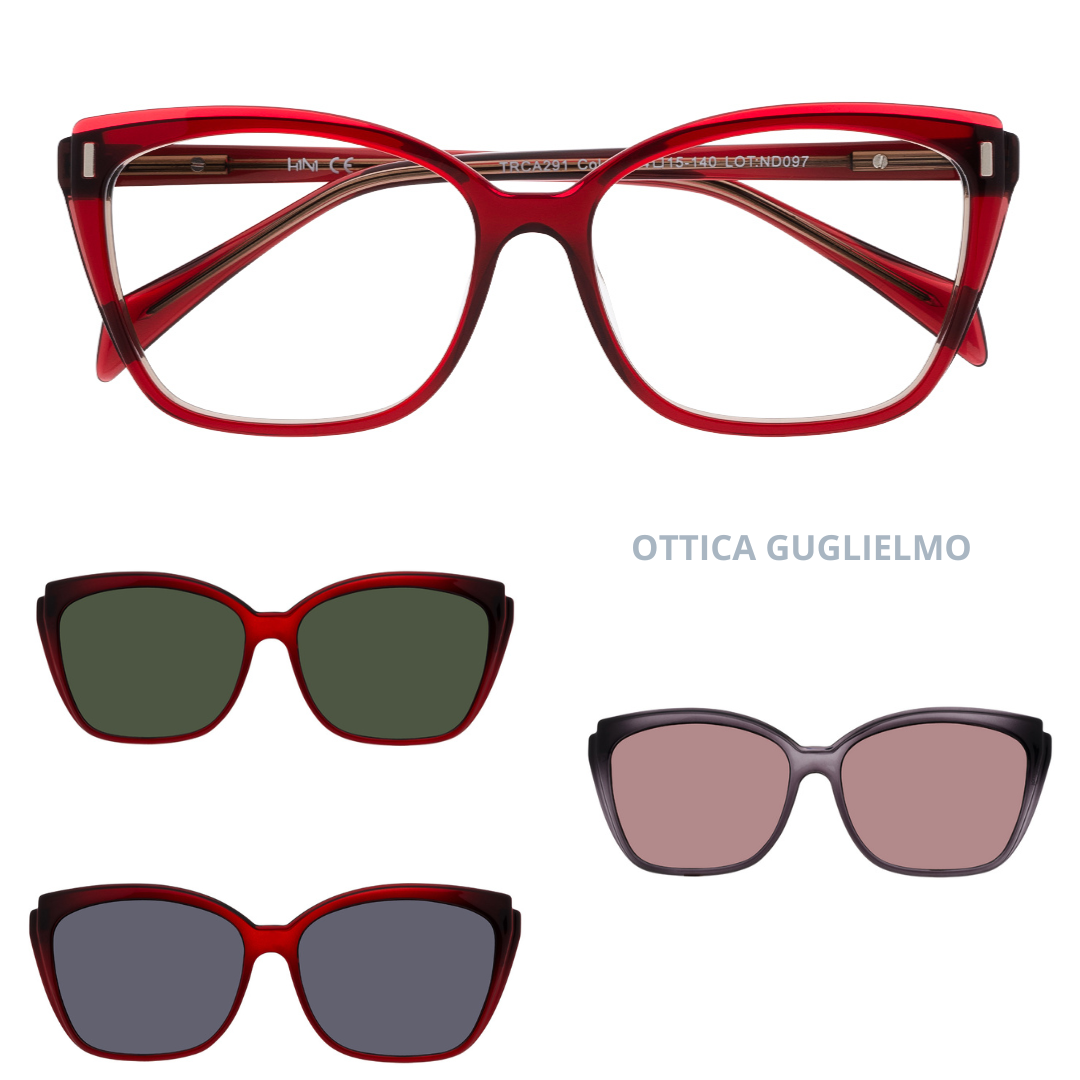 Occhiali da Vista con Clip-On Magnetico H1N1 TRCA291