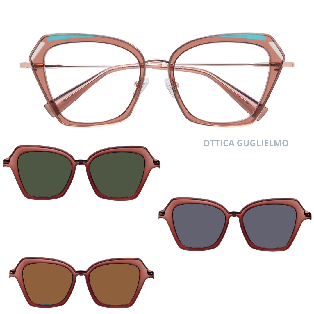 Occhiali da Vista con Clip-On Magnetico H1N1 TRCM269