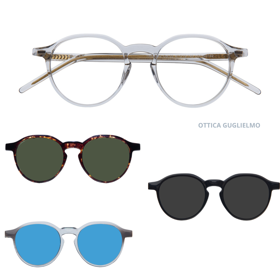 Occhiali da Vista con Clip-On Magnetico H1N1 TRCA342